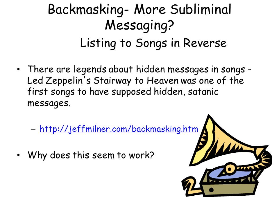 Subliminal messages in songs essay help